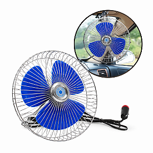 Ventilador 12v 8 Polegadas Caminhão Carro Trailer Ônibus Van