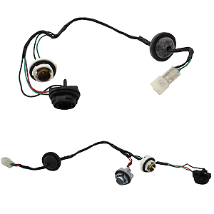 Par Chicote Soquete Lanterna Traseira Kwid 2017 18 19 2020 2021