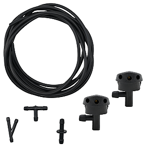 Kit Brucutu Esguicho Parabrisa + Mangueira Celta Prisma