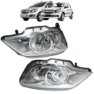 Par Farol Dianteiro Agile 2009 a 2013 Montana 2011 até 2021 Cromado