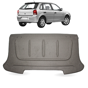 Tampão Bagagito Gol G4 05 06 07 08 09 até 2014 Carpete Cinza