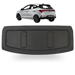 Tampão Porta Malas Hb20 2018 19 20 21 22 2023 Carpete Preto