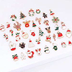 Marcador de Taça Natal Enfeite Decoração Natalino 10 Unidade