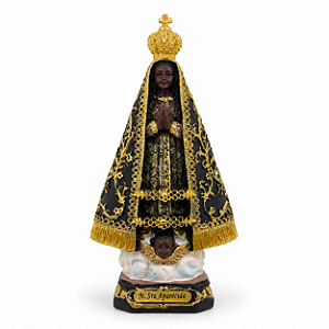 Imagem Nossa Senhora Aparecida 20cm para Oratório Decoração