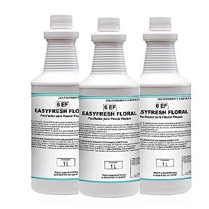 Kit c/ 3 Easyfresh Floral 1l Facilitador Para Passar Roupas Spartan