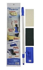 Suporte Limpa Tudo C/ Fibra + Cabo Extensor - Piso, Azulejo