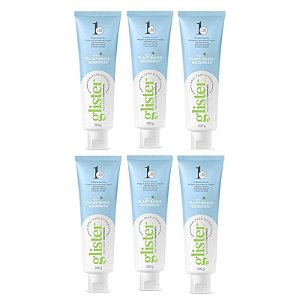 Glister Creme Dental 200g Pasta De Dente 6 Unidades
