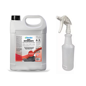 Chef Detergente Alcalino Renko +borrifador Bralimpia 1 L