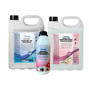 Magic Flot 5 Litros + Klyo Oxy 5l + Nixx Prof Finalizador 1l
