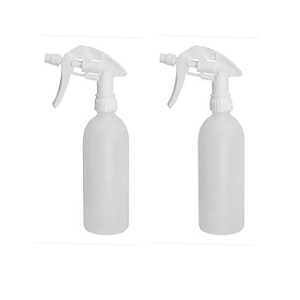 Kit C/2 Borrifador/ Pulverizador Prof 500 Ml - Bralimpia Branco