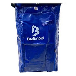 Saco Coletor De Resíduos P/ Carrinho Limpeza Azul - Bralimpia