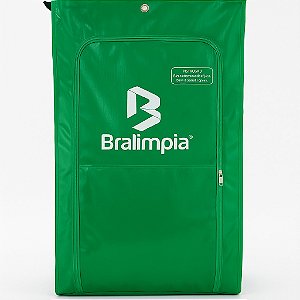Saco Coletor De Resíduos P/ Carrinho Limpeza Verde - Bralimpia