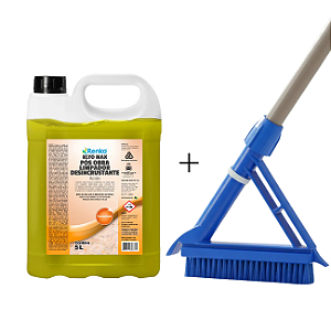 Renko Klyo Max Pós Obra + Escova De Rejunte + Cabo Com Furo