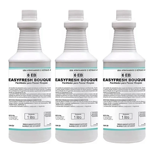 Kit C/3 Facilitador De Passadora Easyfresh Bouquet 1l
