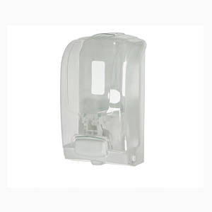 Dispenser Sabonete Líquido 1,5L Transparente c/ Branco Profissional Com Chave