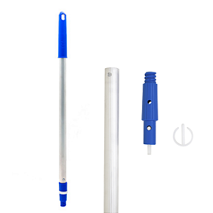 Cabo Profissional Alumínio 50cm Com Trava Azul