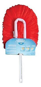 Espanador Microfibra Eletrostático Vermelho - Bralimpia