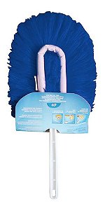 Espanador Microfibra Eletrostático Azul - Bralimpia