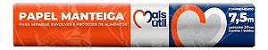 Papel Manteiga 30cm X 7,5m Antiaderente Forno