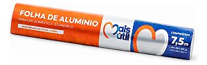 Papel Alumínio Mais Util 45cm X 7,5m Doméstico