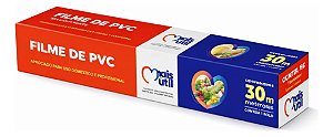 Filme Pvc 28cm X 30m Transparente Para Alimentos