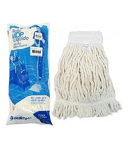 Refil Mop Líquido Algodão Bralimpia Limpeza Profissional