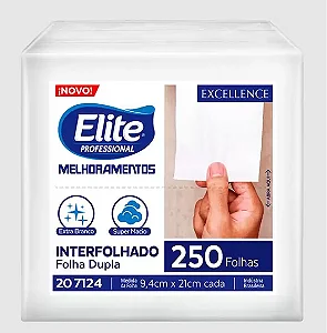 Papel Higiênico Interfolhado Cai Cai Elite 250 Folhas Dupla
