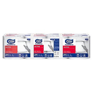Toalha de Papel Rolo FS Plus Elite 8 Rolos 200m Alta Absorção
