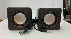caixa som usb  nova  c/garantia