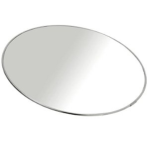 Espelho Convexo Moldura Em Alumínio 50CM