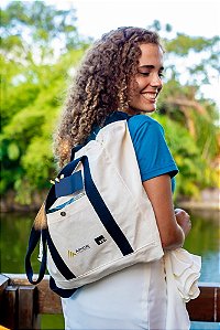 Bolsa mochila 2 em 1 unissex