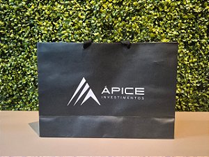 Sacolas de papel, embalagem para presente M PRETA