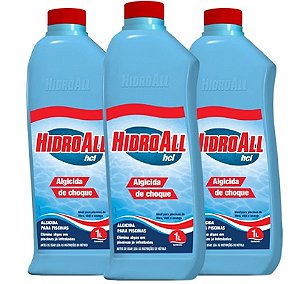 Algicida HCL Choque 1L Hidroall