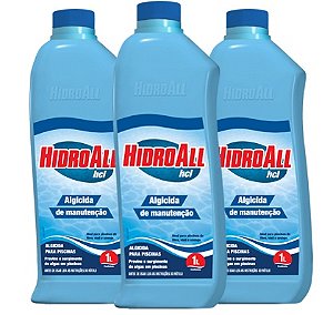 Algicida HCL Manutenção 1L Hidroall