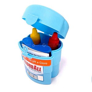 Kit Teste PH/Cloro para Piscina Hidroall