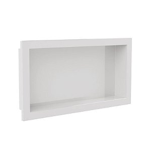 Nicho de Embutir 30x60x8cm Branco Metasul