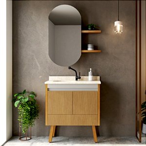 Kit Leni Travertino Tampo Fendi 80cm Gaam