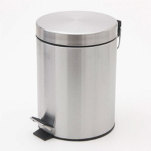 Lixeira Inox Redonda Fosca 20L