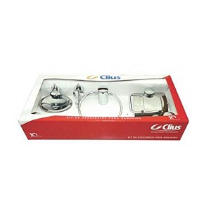 Kit Acessórios para Banheiro Clius