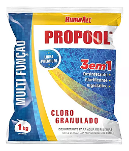 Cloro Propool 3 em 1 Hidroall 1kg