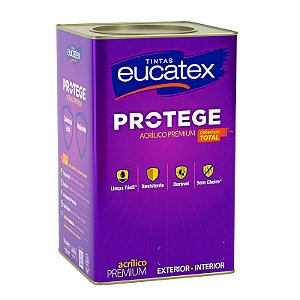 Tinta Acrílica Semibrilho Protege Palha 18L Eucatex