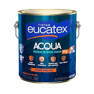 Esmalte Acetinado Base Água Branco 3,6 L Eucatex