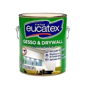 Fundo e Acabamento para Gesso 3,6L Eucatex