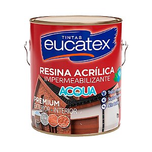 Resina Acrílica Base Água Vermelho Óxido 3,6L Eucatex