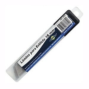 Lamina para Estilete 18mm com 10 Unidades