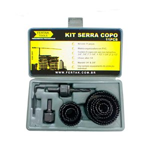 Kit Serra Copo 11 Peças Fertak