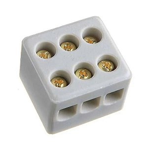Conector de Porcelana para Chuveiro Tripolar