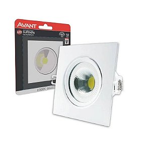 Spot Led de Embutir Quadrado 5w Fria Avant