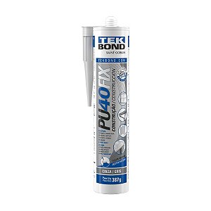 Adesivo Pu40 Fix Cinza 387g Tek Bond