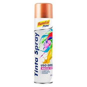 Tinta Spray Cobre Metálico 400ml Mundial Prime